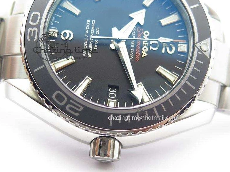 0507 Planet Ocean SS Bp Maker 45mm Black Bezel On SS Bracelet A OnTrend 8218